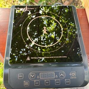 Copper Chef Black Induction Cooktop - Single Burner